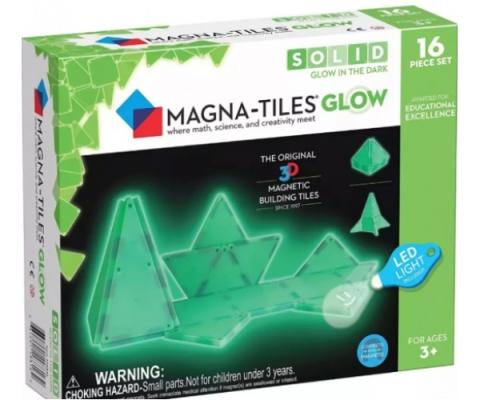 Stavebnice magnetická Magna Tiles zářící ve tmě 16ks